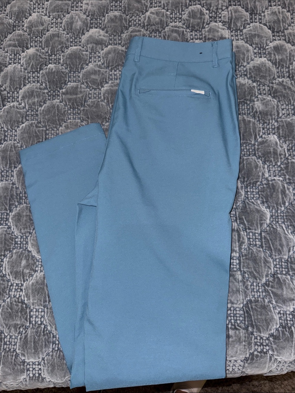Men's Sky Blue Stretch Dress Pants